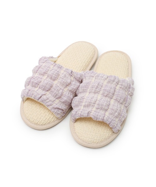 salle de bal（サルデバル）の「polka polka　ポップコーンルームシューズ（サンダル・レディース・パープル/ブラック/イエロー/ブラック系その他/アイボリー・FREE）」の8枚目の写真