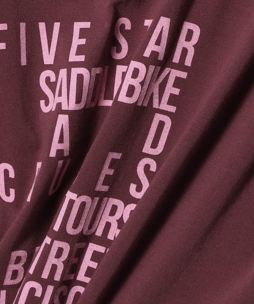 TICCA（ティッカ）の「TICCA / FIVE STAR Tシャツ（Tシャツ/カットソー・レディース・チャコールグレー/ボルドー・FREE）」の5枚目の写真