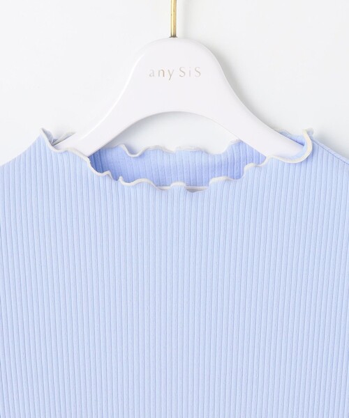ANY SIS(エニィスィス)の「キシリトール加工 カットソー(Tシャツ/カットソー・レディース・ブラック系/スカイブルー系/ホワイト系/ブラック系2・0)」の22枚目の写真