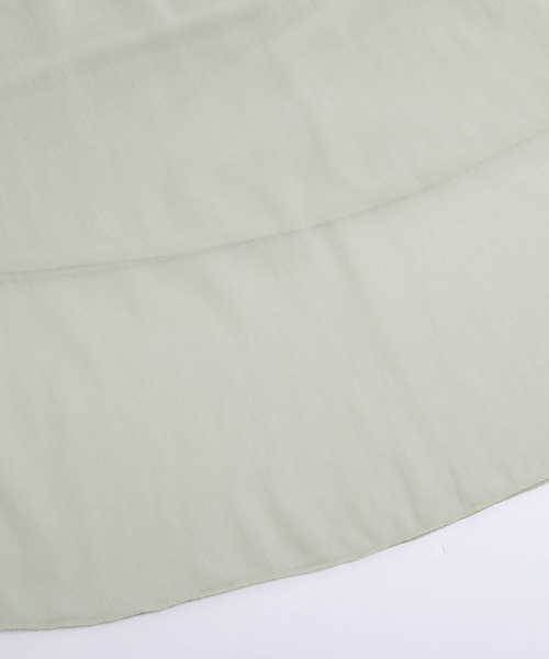 lesperance（レスぺランス）の「シアーフレアスカート（スカート・レディース・ミント/アイボリー/ブラック/グレー・フリー）」の7枚目の写真