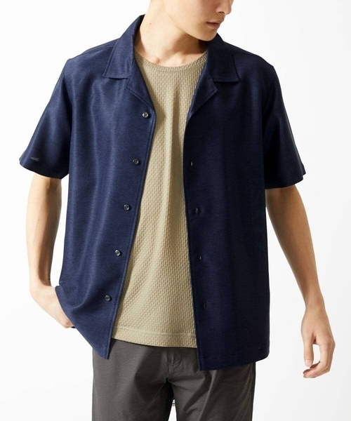 MK MICHEL KLEIN HOMME (エムケーミッシェルクランオム)の「【洗える】アンダーハイプTシャツ(Tシャツ/カットソー・メンズ・ネイビー/ベージュ/ブラック・51/46/48)」の17枚目の写真