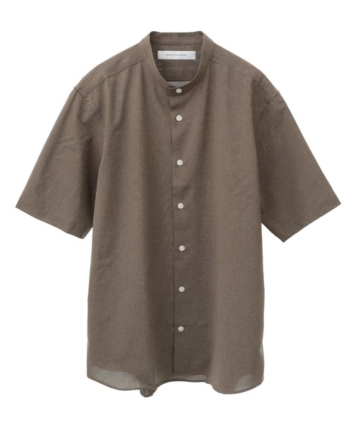 MEN'S MELROSE（メンズメルローズ）の「トラベストトロピカルバンドカラー半袖シャツ（シャツ/ブラウス・メンズ・ミント/ネイビー/ライトブラウン・2/3/4）」の13枚目の写真