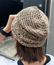 Anthe（アンテ）の「【ANTHE】 カギ編みワッチCAP / ant-000032（ニットキャップ/ビーニー）」