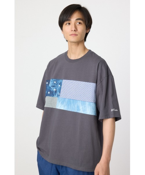 RODEO CROWNS WIDE BOWL(ロデオクラウンズワイドボウル)の「チェストミックスTシャツ(Tシャツ/カットソー・メンズ・ライトイエロー/グレー/オフホワイト・MEDIUM/LARGE)」の16枚目の写真