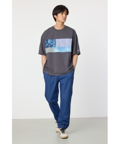 RODEO CROWNS WIDE BOWL(ロデオクラウンズワイドボウル)の「チェストミックスTシャツ(Tシャツ/カットソー・メンズ・ライトイエロー/グレー/オフホワイト・MEDIUM/LARGE)」の12枚目の写真
