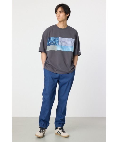 RODEO CROWNS WIDE BOWL(ロデオクラウンズワイドボウル)の「チェストミックスTシャツ(Tシャツ/カットソー・メンズ・ライトイエロー/グレー/オフホワイト・MEDIUM/LARGE)」の11枚目の写真