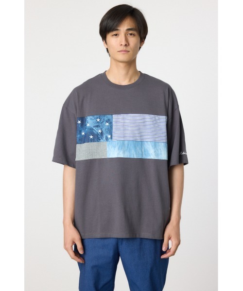 RODEO CROWNS WIDE BOWL(ロデオクラウンズワイドボウル)の「チェストミックスTシャツ(Tシャツ/カットソー・メンズ・ライトイエロー/グレー/オフホワイト・MEDIUM/LARGE)」の9枚目の写真