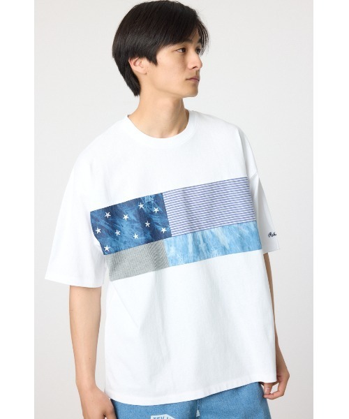 RODEO CROWNS WIDE BOWL(ロデオクラウンズワイドボウル)の「チェストミックスTシャツ(Tシャツ/カットソー・メンズ・ライトイエロー/グレー/オフホワイト・MEDIUM/LARGE)」の22枚目の写真