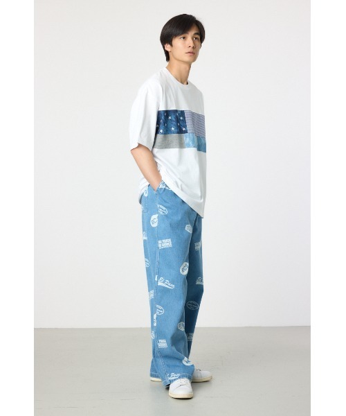 RODEO CROWNS WIDE BOWL(ロデオクラウンズワイドボウル)の「チェストミックスTシャツ(Tシャツ/カットソー・メンズ・ライトイエロー/グレー/オフホワイト・MEDIUM/LARGE)」の18枚目の写真