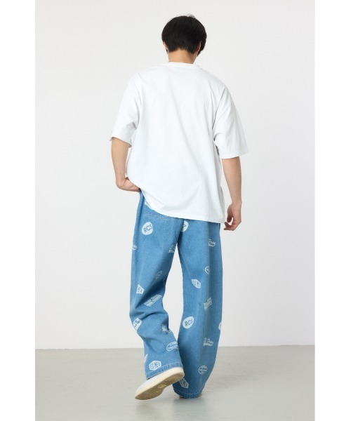 RODEO CROWNS WIDE BOWL(ロデオクラウンズワイドボウル)の「チェストミックスTシャツ(Tシャツ/カットソー・メンズ・ライトイエロー/グレー/オフホワイト・MEDIUM/LARGE)」の17枚目の写真