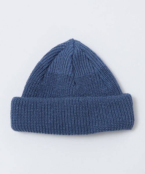 SHIPS（シップス）の「SHIPS: 〈手洗い可能〉リネン ワッチ キャップ（ニットキャップ/ビーニー・メンズ・ネイビー/ライトグレー/グリーン/ブルー/グレー・ONE SIZE）」の5枚目の写真