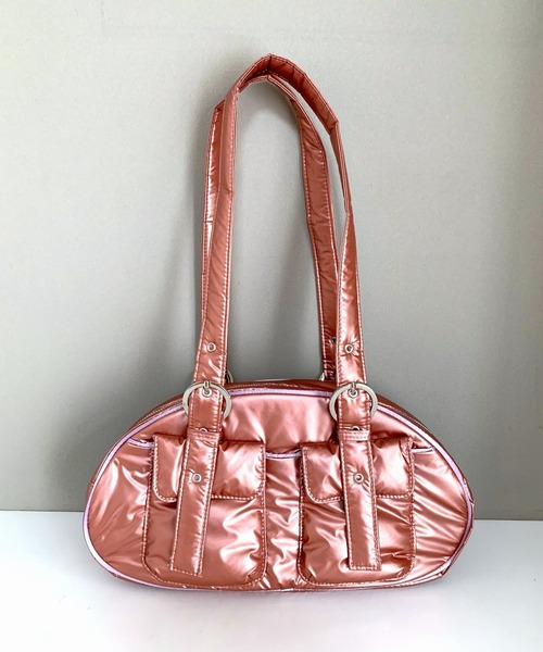 Casselini（キャセリーニ）の「ナイロンミニボストン（ボストンバッグ・レディース・コーラルピンク/ブラック・ONE SIZE）」の12枚目の写真