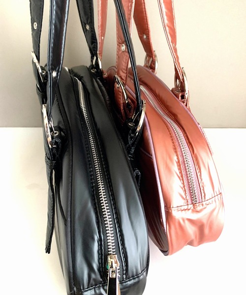 Casselini（キャセリーニ）の「ナイロンミニボストン（ボストンバッグ・レディース・コーラルピンク/ブラック・ONE SIZE）」の11枚目の写真