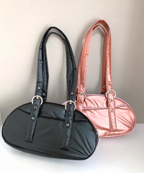 Casselini（キャセリーニ）の「ナイロンミニボストン（ボストンバッグ・レディース・コーラルピンク/ブラック・ONE SIZE）」の10枚目の写真