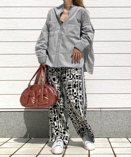 Casselini（キャセリーニ）の「ナイロンミニボストン（ボストンバッグ・レディース・コーラルピンク/ブラック・ONE SIZE）」の6枚目の写真