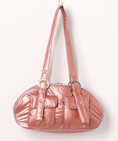 Casselini（キャセリーニ）の「ナイロンミニボストン（ボストンバッグ・レディース・コーラルピンク/ブラック・ONE SIZE）」の15枚目の写真