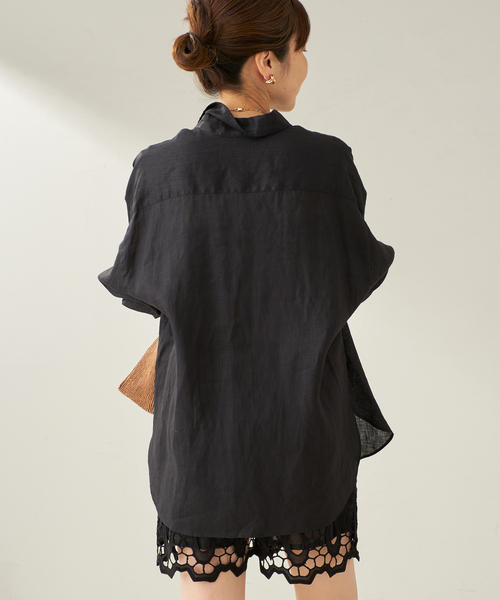 ＊今期＊ Plage Linen Big シャツ 完売品 セール】Linen Big シャツ（シャツ/ブラウス）｜Plage