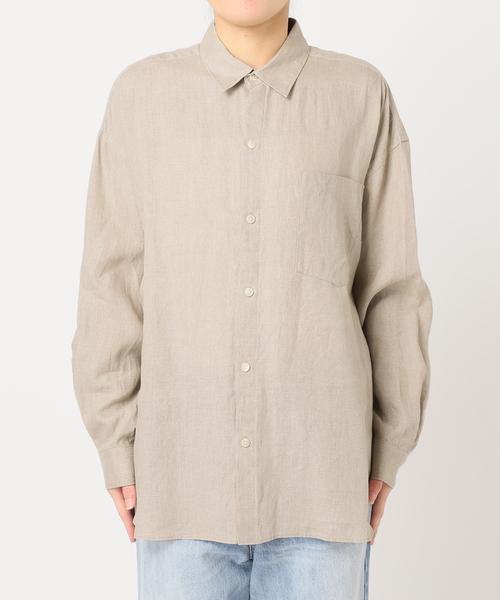 セール】Linen Big シャツ（シャツ/ブラウス）｜Plage