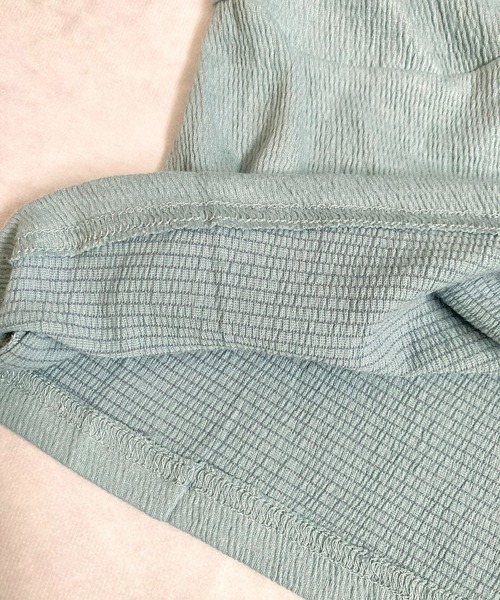 VIBGYOR（ヴィブジョー）の「リボンギャザー タンクトップ(CZ)（タンクトップ・レディース・ホワイト/アイボリー/ブルーグレー・MEDIUM/LARGE）」の19枚目の写真