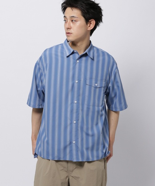 セール】ラメストライプシャツ（シャツ/ブラウス）｜niko and