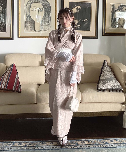 AS KNOW AS plus マルチデザイン浴衣3セット AS KNOW AS plus（アズノゥアズプラス）の「○マルチデザイン