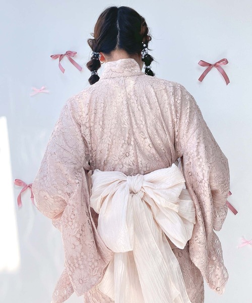 AS KNOW AS plus マルチデザイン浴衣3セット ○マルチデザイン浴衣 3点セット(キャミワンピース・羽織り