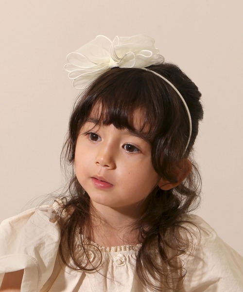 Rora（ローラ）の「グレース カチューシャ（カチューシャ・キッズ・アイボリー・FREE）」の4枚目の写真