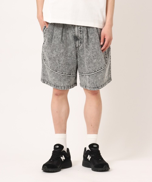 atmos（アトモス）の「atmos Piping Line Denim Shorts / アトモス パイピング ライン デニム ショーツ（その他パンツ・メンズ・ブラック/ブルー・M/L/XL）」の3枚目の写真