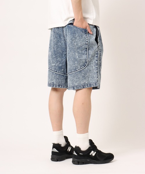 atmos（アトモス）の「atmos Piping Line Denim Shorts / アトモス パイピング ライン デニム ショーツ（その他パンツ・メンズ・ブラック/ブルー・M/L/XL）」の12枚目の写真