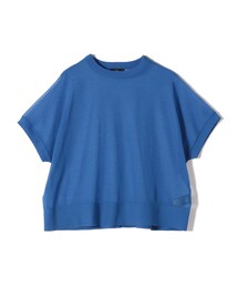 SHIPS Primary Navy Label:〈手洗い可能〉NOIR ワイド プルオーバー