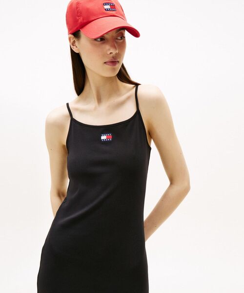 トミージーンズ TOMMY JEANS ノースリーブベルテッドジップ