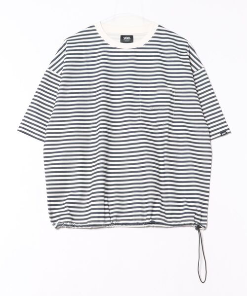VANS(バンズ)の「VANSアパレル(WJ) ヴァンズ M Multi Border PKT TEE ショートスリーブ 125R1013700 NAVY(Tシャツ/カットソー・メンズ・ブルー・SMALL/MEDIUM/LARGE/X-LARGE)」の1枚目の写真