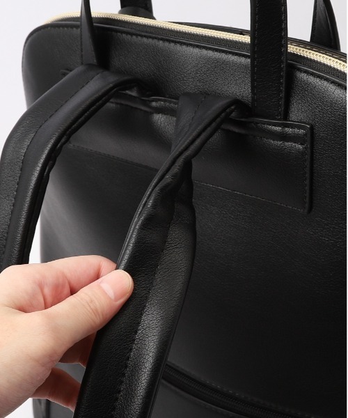 Legato Largo(レガートラルゴ)の「Legato Largo かるいかばんsoft リュック LH-F3066(バックパック/リュック・レディース・パープル/ブラック/アイボリー/ライトブラウン/ブルーグレー・FREE)」の10枚目の写真