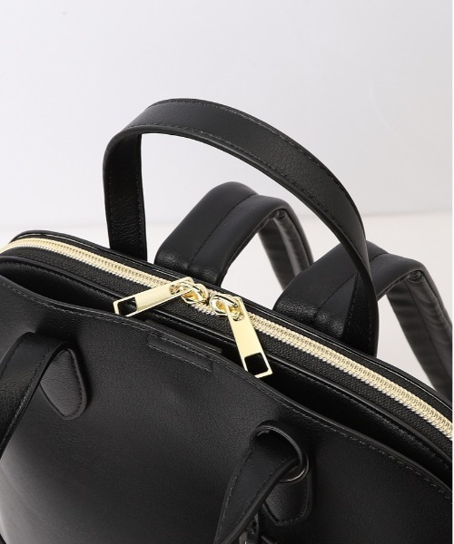 Legato Largo(レガートラルゴ)の「Legato Largo かるいかばんsoft リュック LH-F3066(バックパック/リュック・レディース・パープル/ブラック/アイボリー/ライトブラウン/ブルーグレー・FREE)」の21枚目の写真