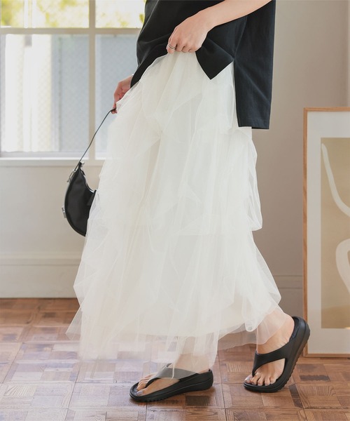 立体デザインチュールスカート（スカート）｜KOBE LETTUCE