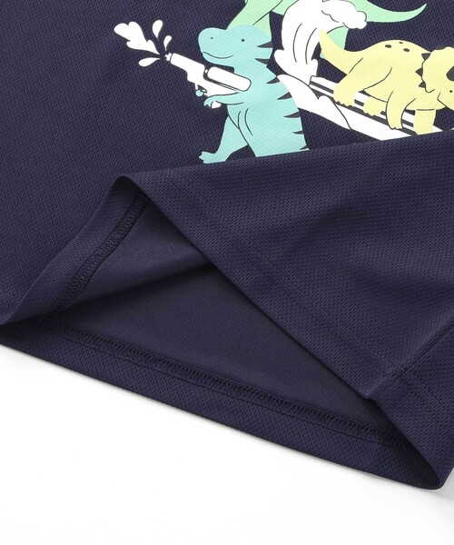 SLAP SLIP（スラップスリップ）の「【水にぬれると色が変わる！？】恐竜水遊びプリントTシャツ(80~130cm)（Tシャツ/カットソー・キッズ・ネイビー/グリーン・90cm/100cm/80ｃｍ/130cm/110cm/120cm）」の15枚目の写真
