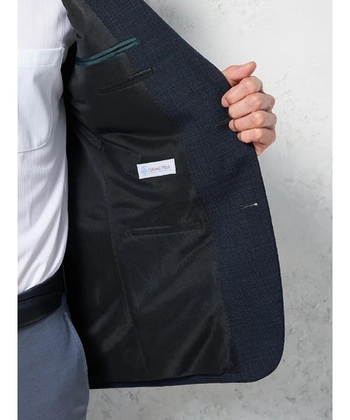 HARUYAMA(ハルヤマ)の「【ストレッチ】ジャケット 2つボタン 高通気 軽量 リッケンバッカー(テーラードジャケット・メンズ・ネイビー・BB6/BB4/AB7/AB6/AB5/AB4/BB7/BB5)」の11枚目の写真