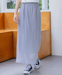 DAY CLOSET | レディース 程よい透け感。シアーメロウフリルプリーツスカート(スカート)