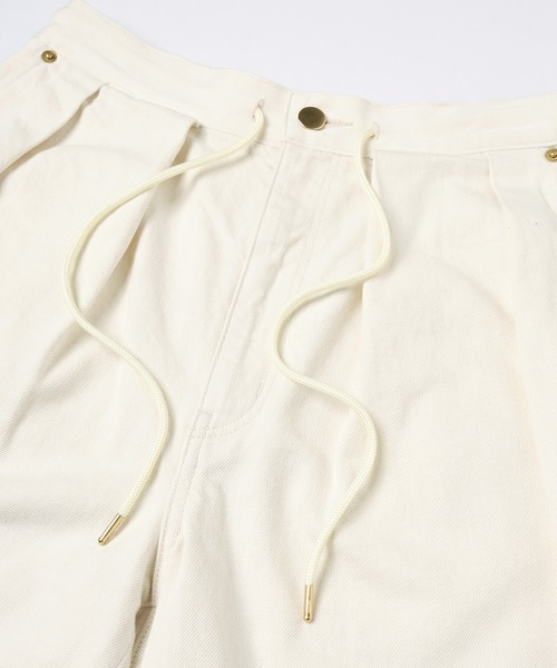 クルニ　CULLNI ホワイトジャケット・パンツセット CULLNI】別注 Sugoku Suzushii Leather Pocket S/S Shirts