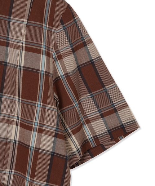 DECOY SINCE 1981（デコイシンスイチキュウハチイチ）の「チェックワンピース（ワンピース・レディース・ブラウン/ネイビー・11号/9号/13号）」の15枚目の写真