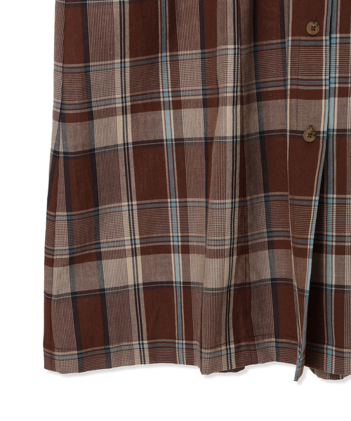 DECOY SINCE 1981（デコイシンスイチキュウハチイチ）の「チェックワンピース（ワンピース・レディース・ブラウン/ネイビー・11号/9号/13号）」の14枚目の写真