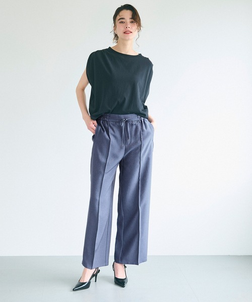 coca（coca）（コカ）の「デニムライクスラックス（スラックス・レディース・インディゴブルー/ブルー・S/M/L）」の20枚目の写真
