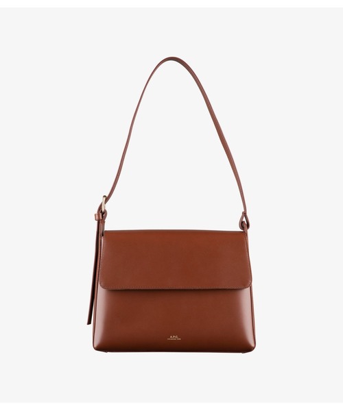 A.P.C.(アーペーセー)の「SAC VIRGINIE FLAP(ショルダーバッグ・レディース・ブラック/ブラウン系その他・ONESIZE)」の2枚目の写真