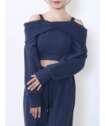 EATME | オフショルレーススウェットTOP(Tシャツ/カットソー)