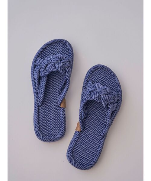 LAGUNAMOON(ラグナムーン)の「【CONTIGO】フラットロープサンダル(サンダル・レディース・ベージュ/ブルー・24.5/23.5)」の4枚目の写真