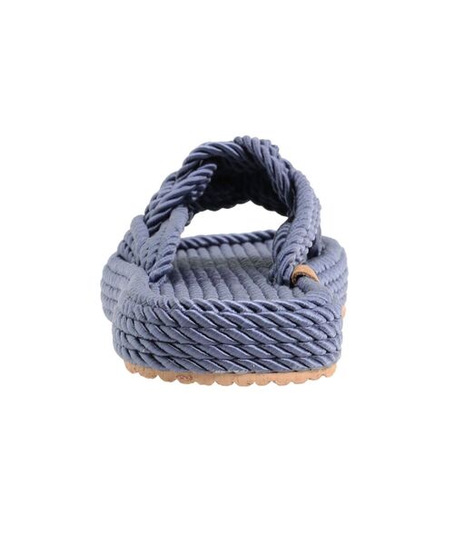 LAGUNAMOON(ラグナムーン)の「【CONTIGO】フラットロープサンダル(サンダル・レディース・ベージュ/ブルー・24.5/23.5)」の8枚目の写真