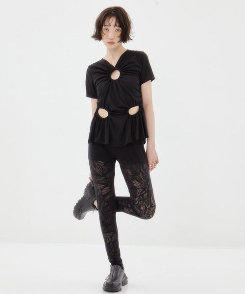FETICO/フェティコ】《STUDIOUS別注》 CIRCLE CUT TEE/サークル