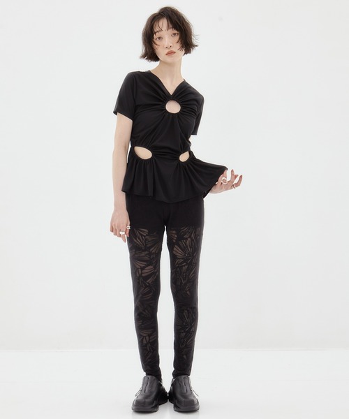 feticoフェティコ FETICO/フェティコ】《STUDIOUS別注》 CIRCLE CUT TEE/サークル