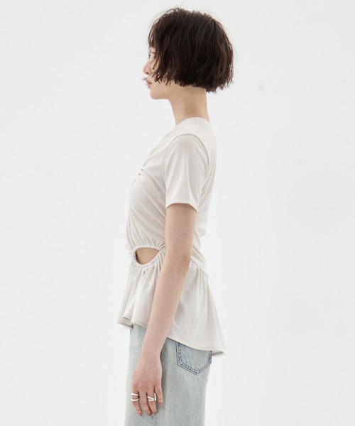 FETICO STUDIOUS別注　サークルカットTシャツ FETICO/フェティコ】《STUDIOUS別注》 CIRCLE CUT TEE/サークル