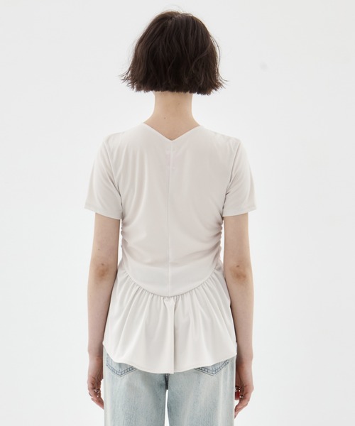 FETICO STUDIOUS別注　サークルカットTシャツ FETICO/フェティコ】《STUDIOUS別注》 CIRCLE CUT TEE/サークル